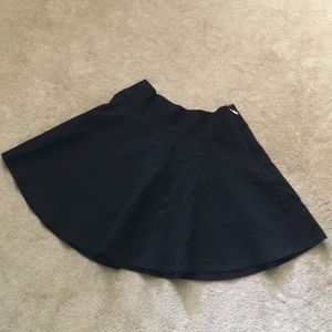 Juicy Couture Black Ringed Ponte Skirt